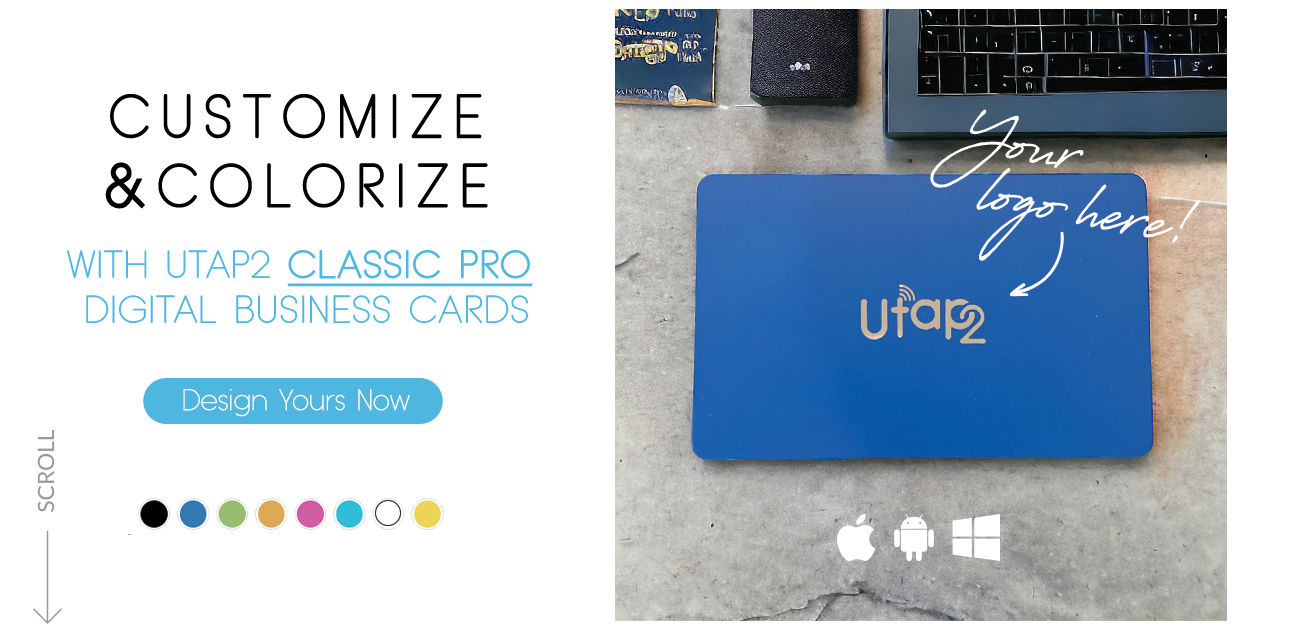 Welcome to UTap2! The future of digital business cards is here!